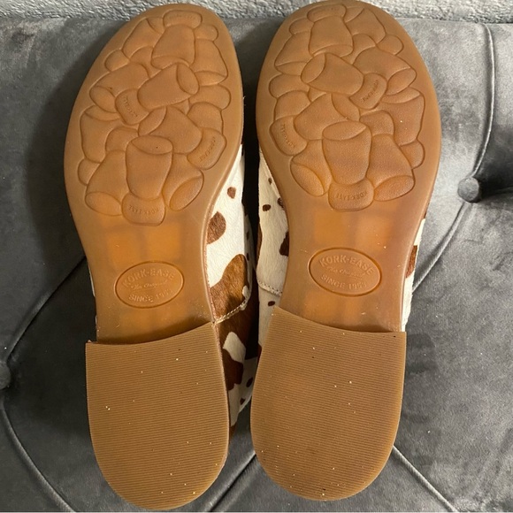 New W/Out Box Korkease Womens Nottingham Flat Cow Print - Size 7.5M - Picture 5 of 9